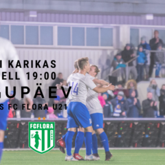 Homme 29.10 Tabasalu Arenal 1/16 Tipneri KARIKAMÄNG FC Flora U21 vastu