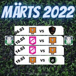Esindusmeeskonna mängud MÄRTS 2022