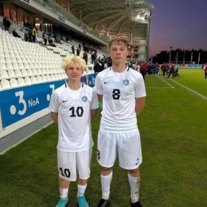 Meie mängijad Hõim ja Pajo U18 Eesti koondises