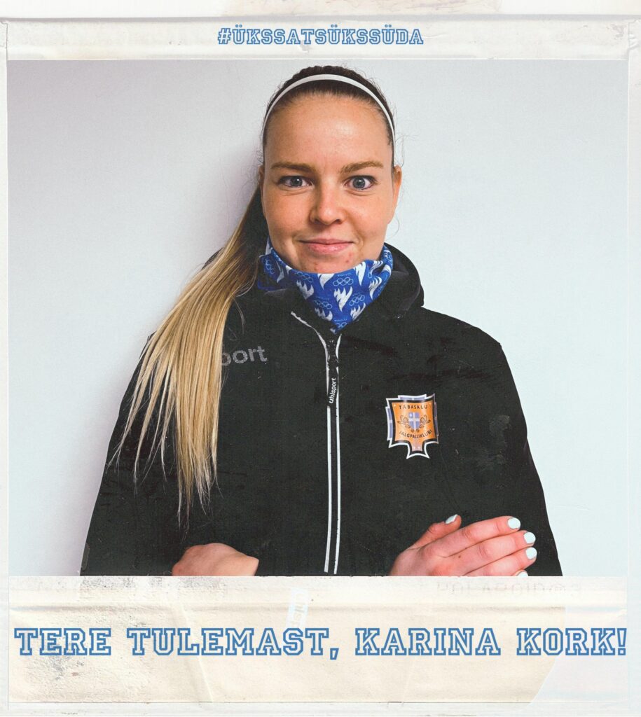 Meie klubiga liitus Eesti naiste koondise esikinnas Karina Kork!