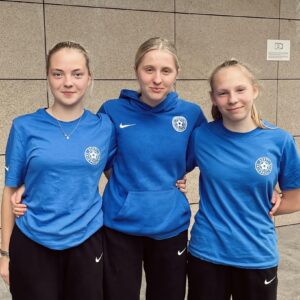 Neidude U17 koondise mängudel Poolas meie klubi mängijad algkoosseisus