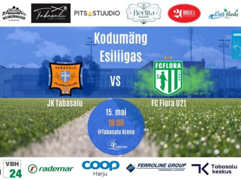 TÄNA õhtul kell 19 Tabasalu Arenal meie võõrustame FC Flora U21 meeskonda