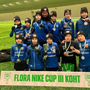 2014 sinised saavutasid Flora Nike Cupil III koha