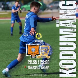 Täna meeskonna kodumäng algusega 20:00 TABASALU ARENAL!