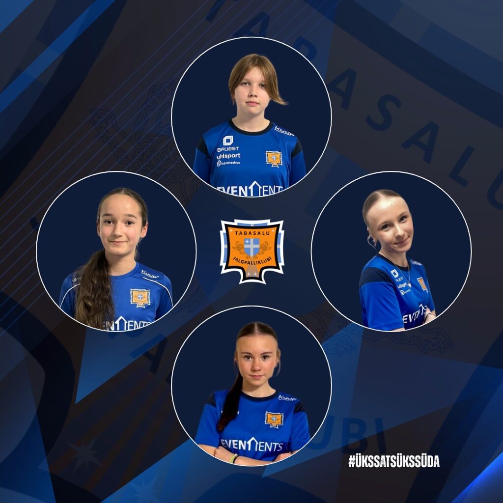 Neidude U15 kogunemisel osales 4 meie klubi tüdrukut