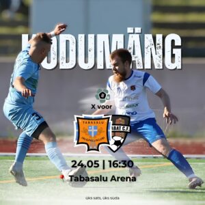 Laupäeval 24.05 võõrustab meie U21 Ulasabati meeskonda