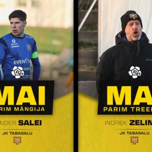Esiliiga B maikuu parimad on meie Sander Salei ja Indrek Zelinski