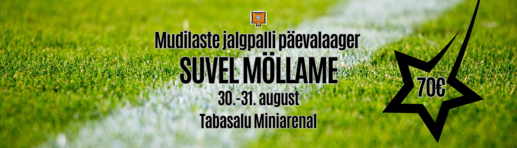 JK Tabasalu mudilaste jalgpalli päevalaager toimub 30.-31.augustil