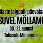 JK Tabasalu mudilaste jalgpalli päevalaager toimub 30.-31.augustil