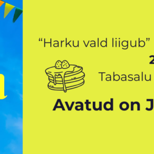 Juba HOMME 23.08 Tabasalu Arenal – liikumine, kohvik, kirbukas!