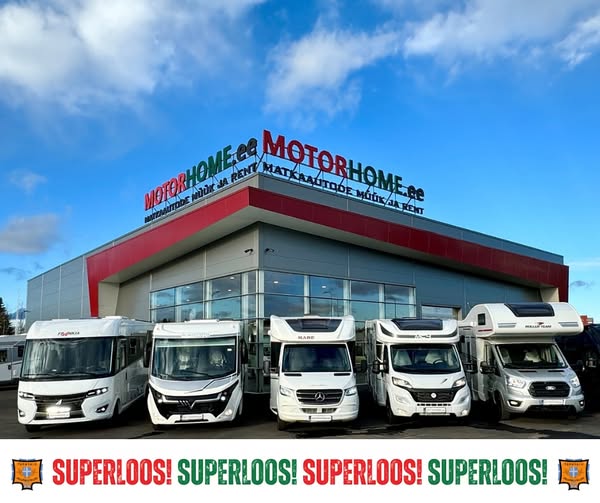 SUPERLOOS on tagasi – MOTORHOME.ee matkaauto kasutusõigus 3 päevaks!