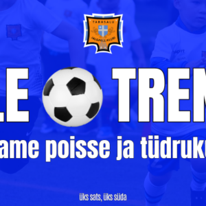 TÄNA 19.08 kell 13 toimub 2018 sünniaastaga poiste esimene trenn!