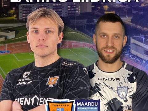 Juba sellel reedel Tabasalu Arenal esindusmeeskonna kodumäng liiga liidriga!