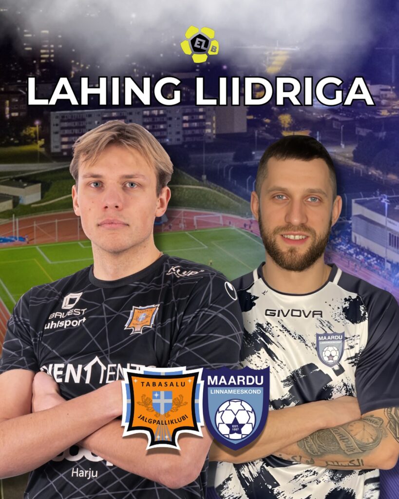 Juba sellel reedel Tabasalu Arenal esindusmeeskonna kodumäng liiga liidriga!