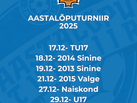 JK Tabasalu osaleb Aastalõputurniiril 6 võistkonnaga
