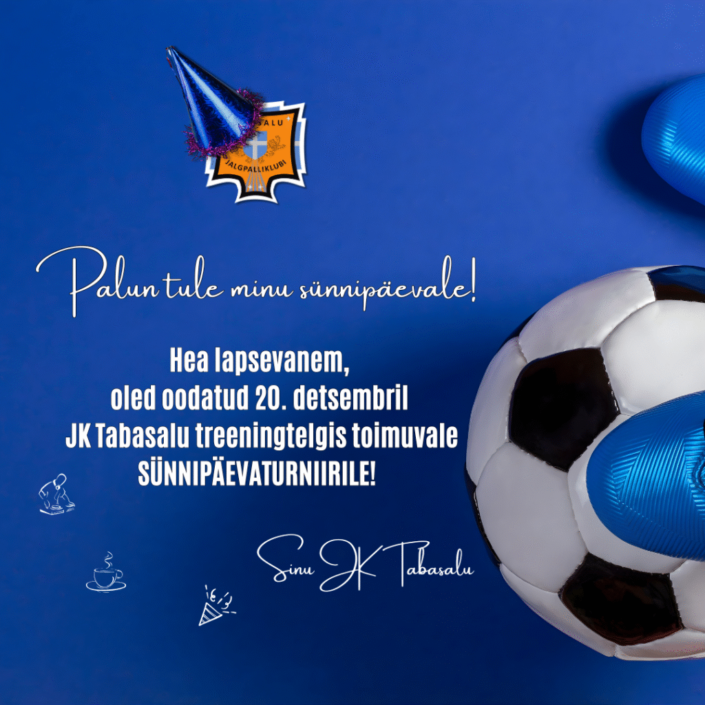 JK Tabasalu SÜNNIPÄEVATURNIIR LAPSEVANEMATELE 20.12.2025