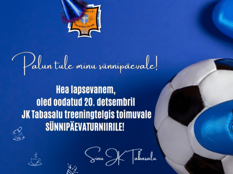 JK Tabasalu SÜNNIPÄEVATURNIIR LAPSEVANEMATELE 20.12.2025
