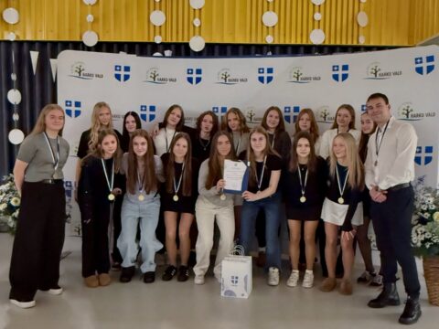 Meie U17 tüdrukud kutsuti Harku valla spordiaasta tünuüritusele