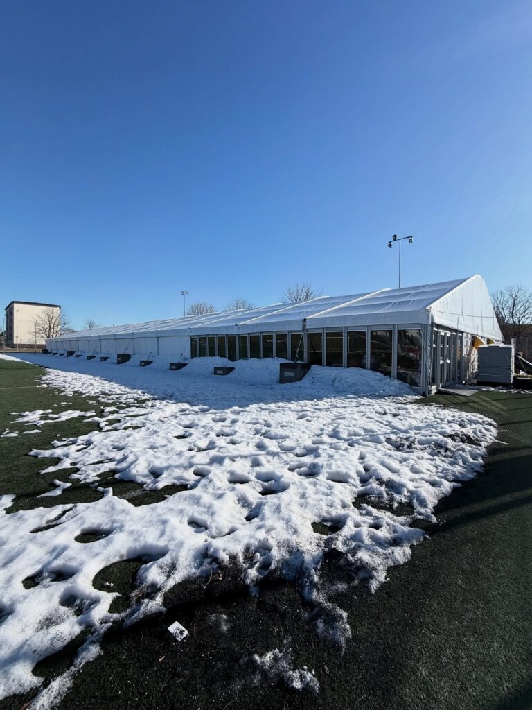 JK Tabasalu mängijad treenivad ka järgmisel talvel soojas treeningtelgis!