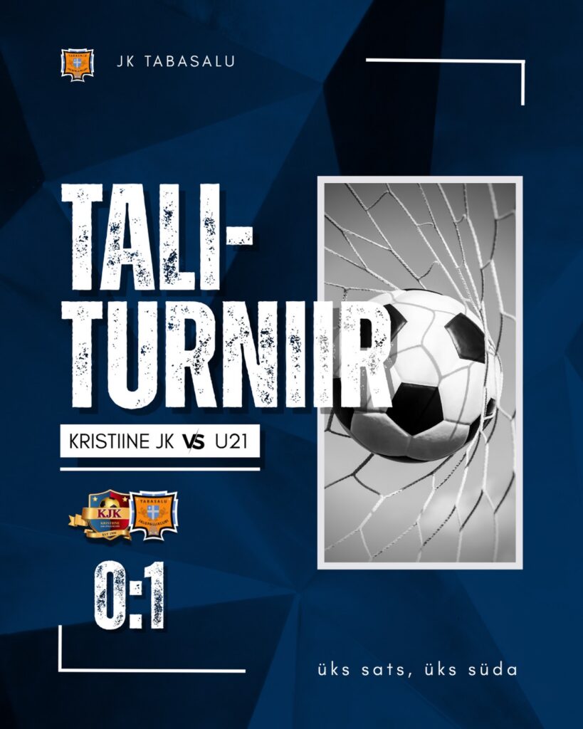 JK Tabasalu U21 lõpetas Taliturniiri võidukalt