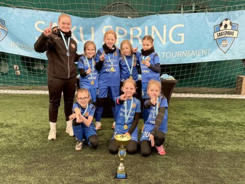 Meie 2017 tüdrukud tõid Saku Spring Cupilt koju võidukarika!