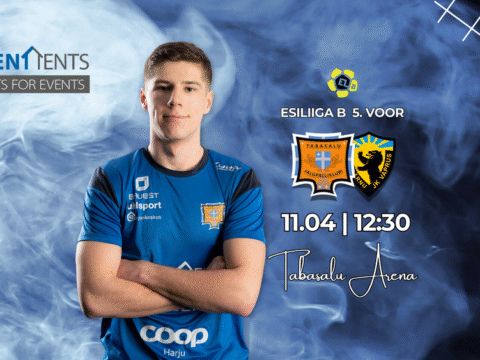 HOMME 11.04 Tabasalu Arenal toimub meeskonna kodumäng